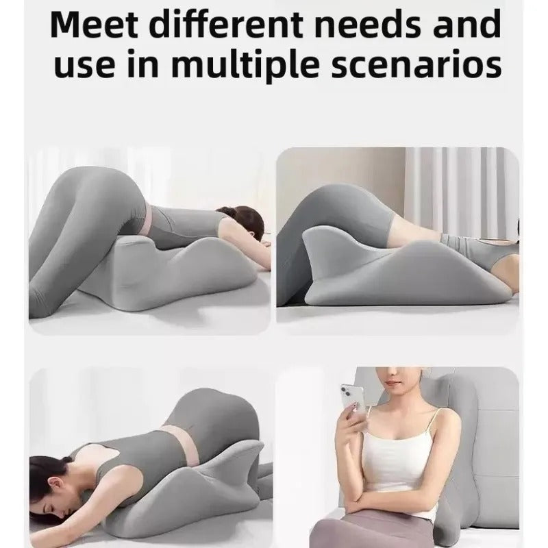 Discreet Wedge Pillow for Couples - Portable Cushion for Intimacy Support, Memory Foam Pillow with Washable Cover