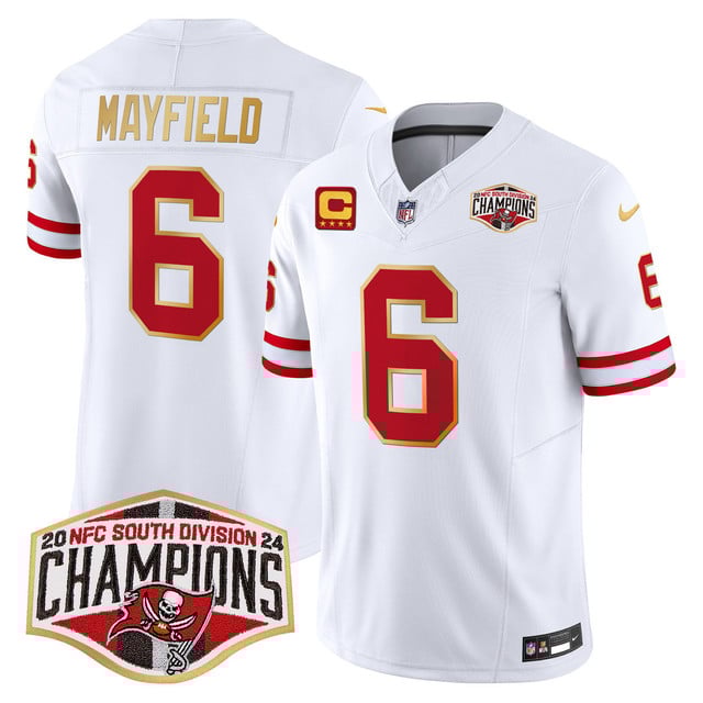 Men's Buccaneers Creamsicle Jersey - NFC South Division Champions Patch