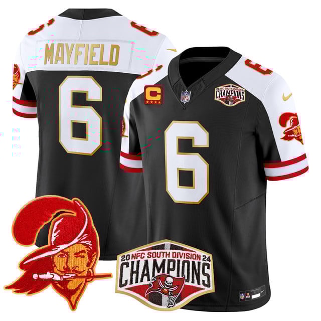 Men's Buccaneers Creamsicle Jersey - NFC South Division Champions Patch