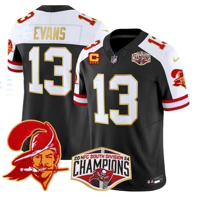 Men's Buccaneers Creamsicle Jersey - NFC South Division Champions Patch