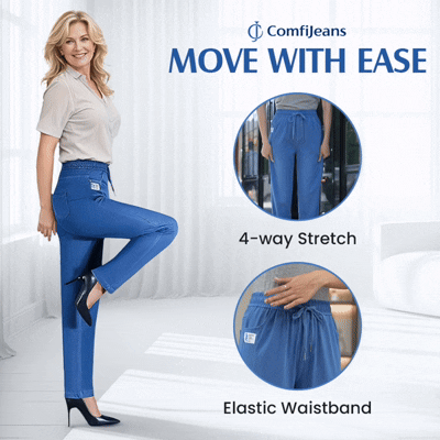 ComfiJeans - LAST DAY 70% OFF - Flattering High Waist Ultra-Stretch Mom Jeans