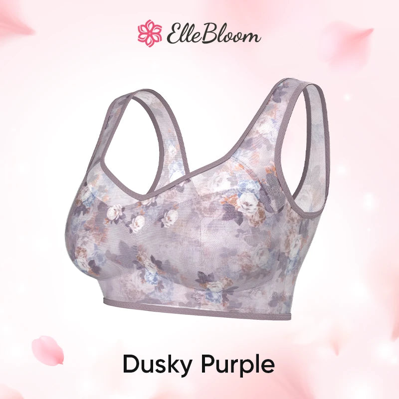 ElleBloom - Ice Silk Lace Cooling Comfort Bra