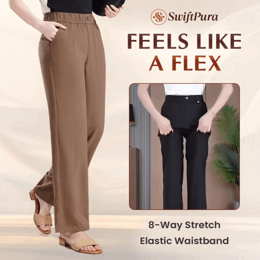 SwiftPura - High Rise Ultra Soft Pull-On Drape Pants