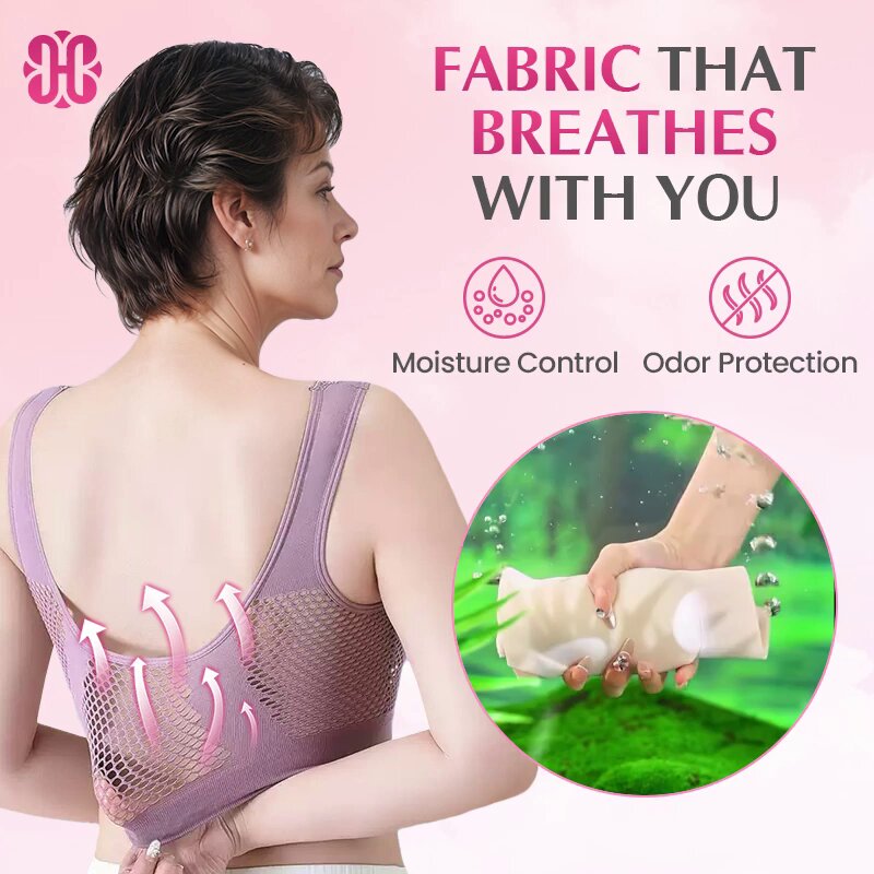 Hana Bra - Pure Cotton Buttonless Comfy Lifting Shaping Bra