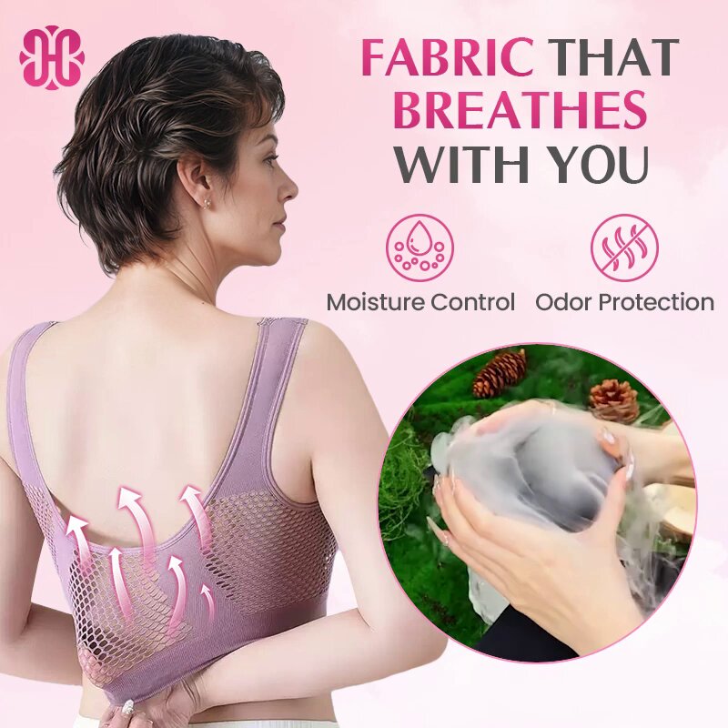 Hana Bra - Pure Cotton Buttonless Comfy Lifting Shaping Bra