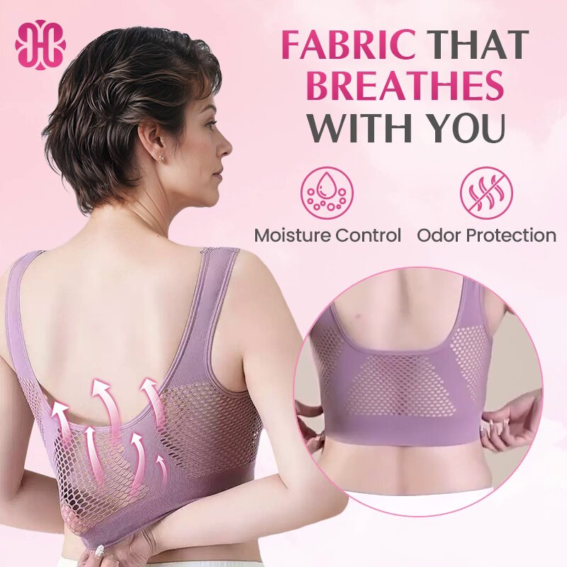 Hana Bra - Pure Cotton Buttonless Comfy Lifting Shaping Bra