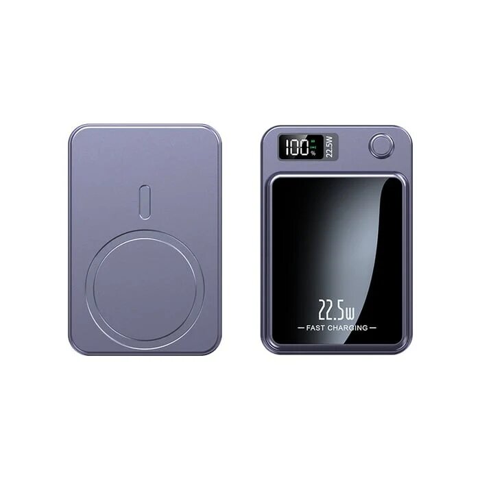 Magnetic Wireless Power Bank 22.5W – Fast Charging & LED Display - 10000mAh
