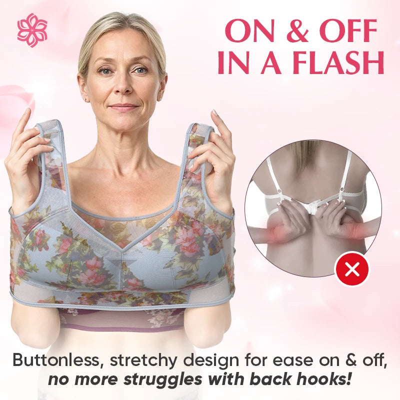 ElleBloom - Ice Silk Lace Cooling Comfort Bra