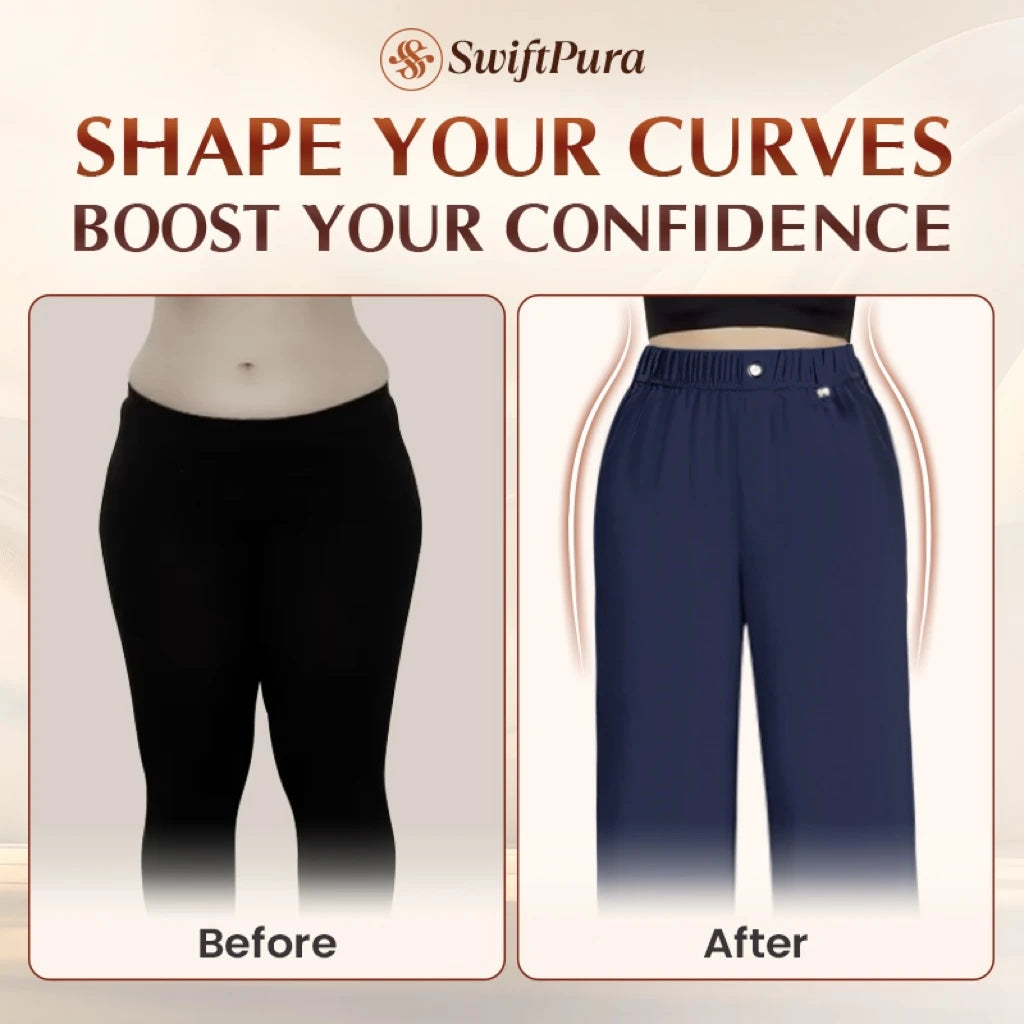 SwiftPura - High Rise Ultra Soft Pull-On Drape Pants