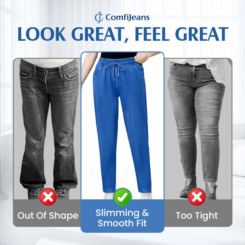 ComfiJeans - LAST DAY 70% OFF - Flattering High Waist Ultra-Stretch Mom Jeans
