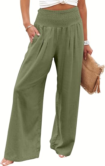 BREEZEHUSH Palazzo Pants - Women’s Breezy Flow Comfort Pants