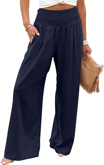 BREEZEHUSH Palazzo Pants - Women’s Breezy Flow Comfort Pants