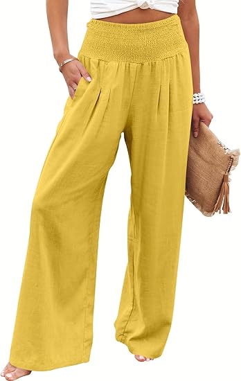 BREEZEHUSH Palazzo Pants - Women’s Breezy Flow Comfort Pants