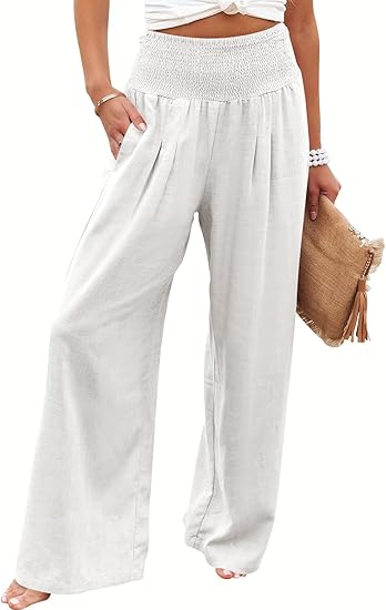 BREEZEHUSH Palazzo Pants - Women’s Breezy Flow Comfort Pants
