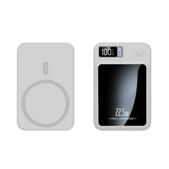 Magnetic Wireless Power Bank 22.5W – Fast Charging & LED Display - 10000mAh