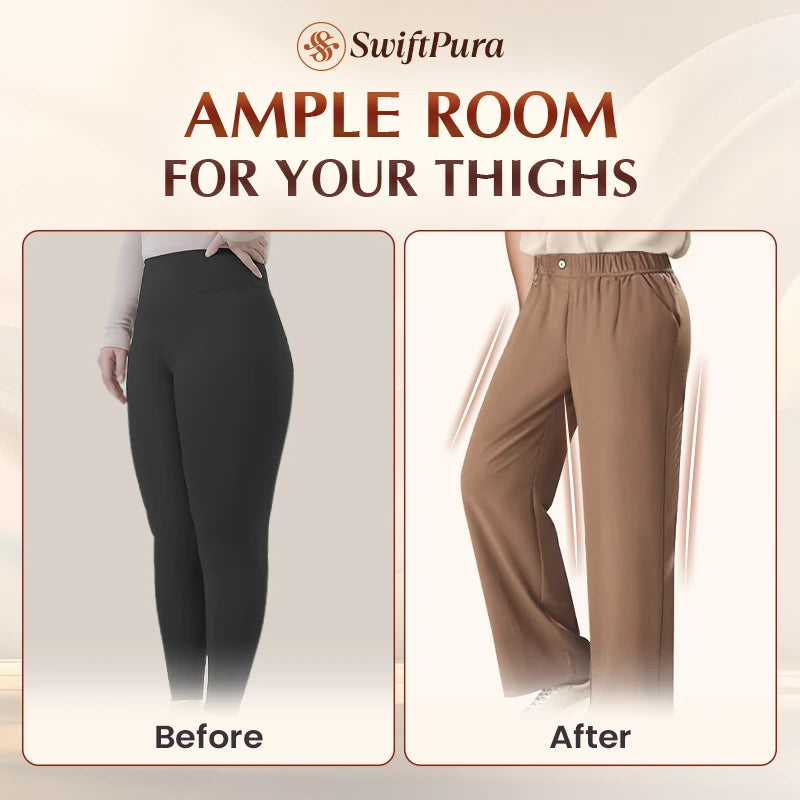 SwiftPura - High Rise Ultra Soft Pull-On Drape Pants