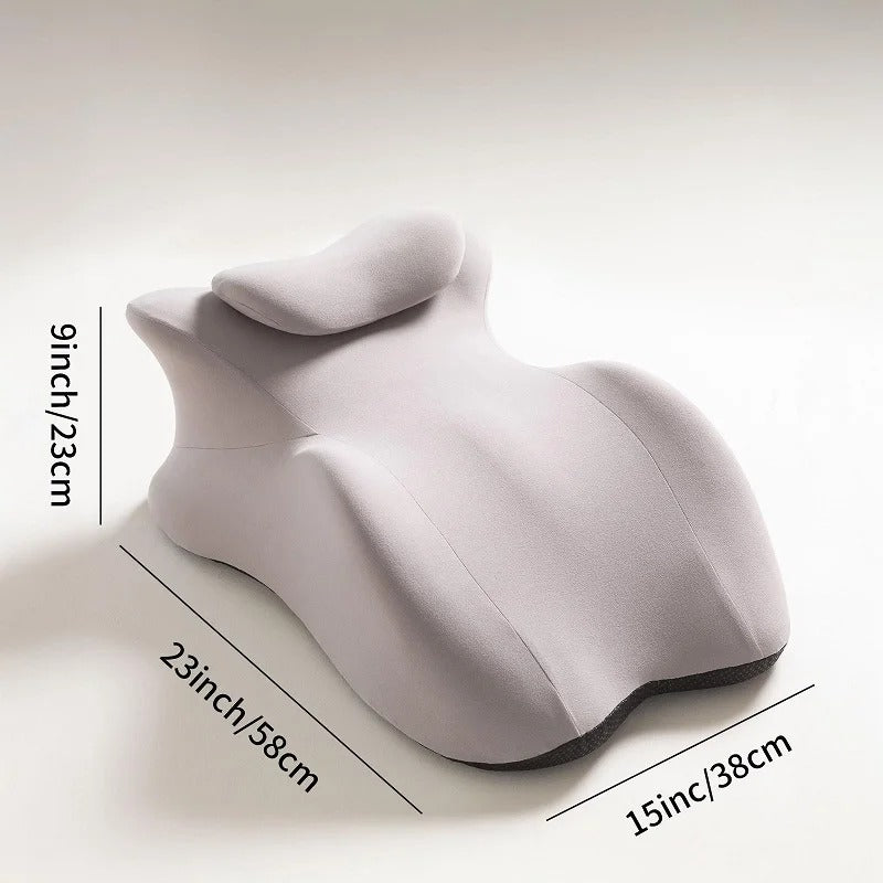 Discreet Wedge Pillow for Couples - Portable Cushion for Intimacy Support, Memory Foam Pillow with Washable Cover