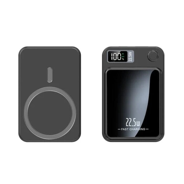 Magnetic Wireless Power Bank 22.5W – Fast Charging & LED Display - 10000mAh