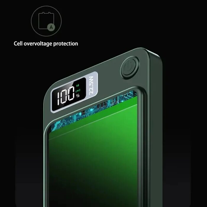Magnetic Wireless Power Bank 22.5W – Fast Charging & LED Display - 10000mAh