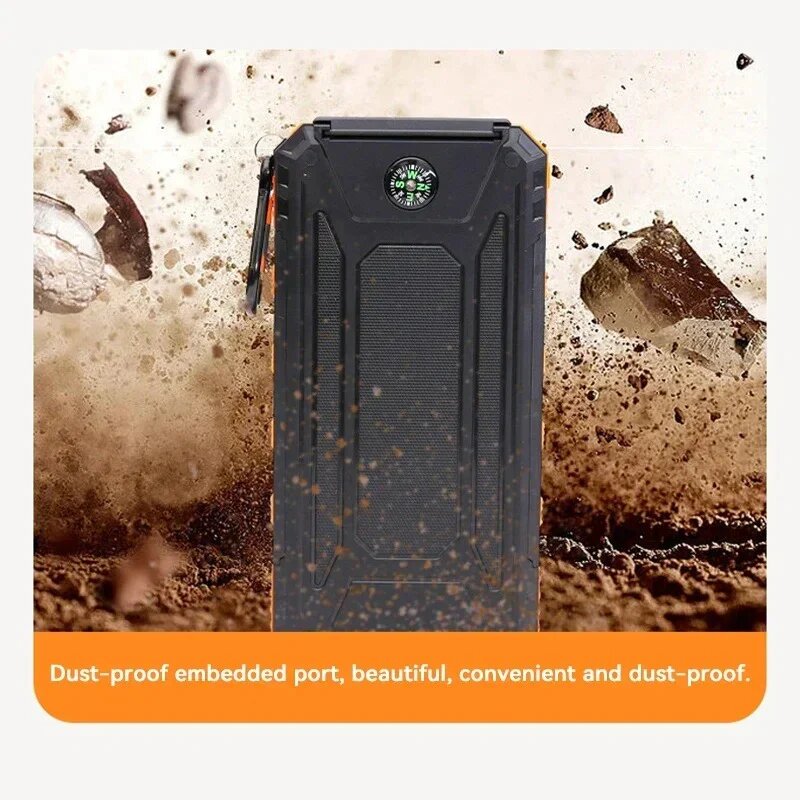 LAST DAY 70% OFF - 10000mAh Solar Charging Power Bank