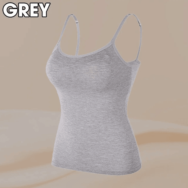 Cami Bra – Women’s Camisole With Built In Padded Bra Vest 💕🎁