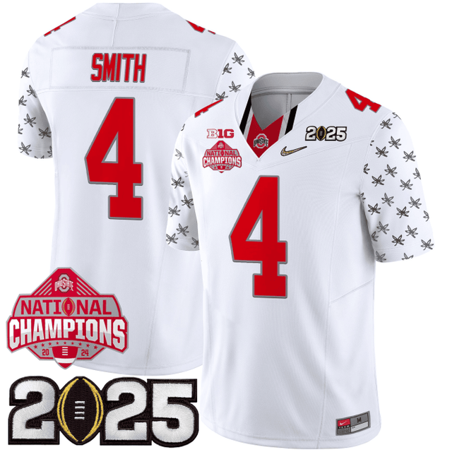 Men's O.State Buckeyes Special Edition Jersey - CFP Final + National Champions Patch