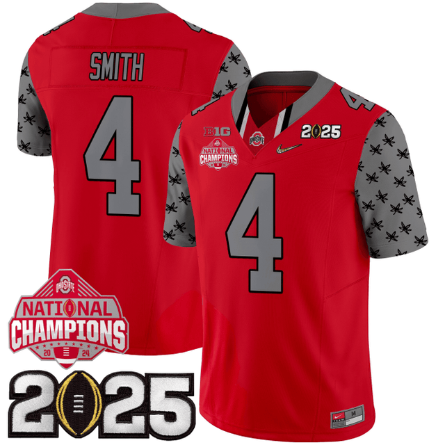 Men's O.State Buckeyes Special Edition Jersey - CFP Final + National Champions Patch