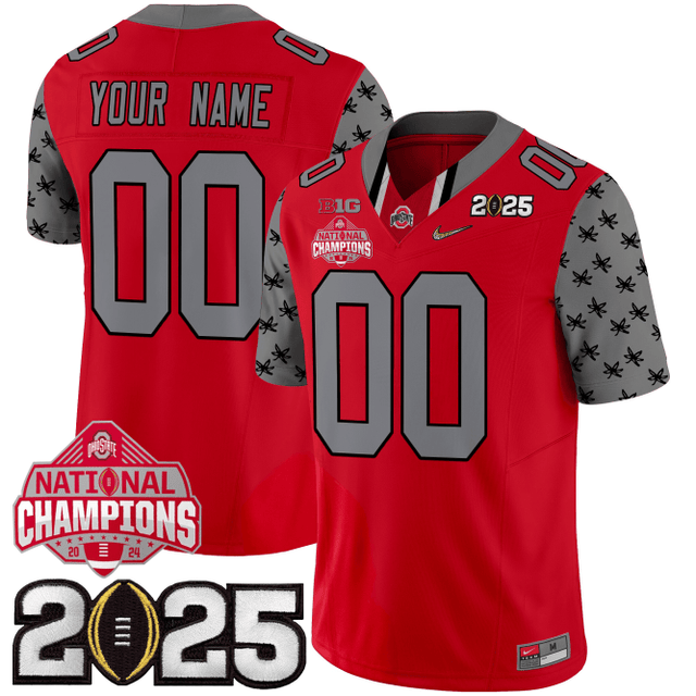 Men's O.State Buckeyes Special Edition Jersey - CFP Final + National Champions Patch
