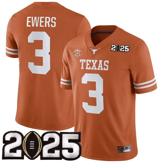 Men's T.Longhorns Football 24/25 Jersey - CFP Final Patch