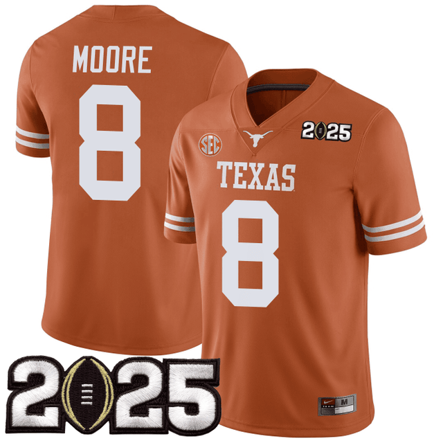 Men's T.Longhorns Football 24/25 Jersey - CFP Final Patch