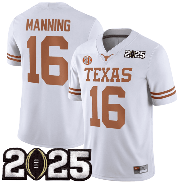 Men's T.Longhorns Football 24/25 Jersey - CFP Final Patch