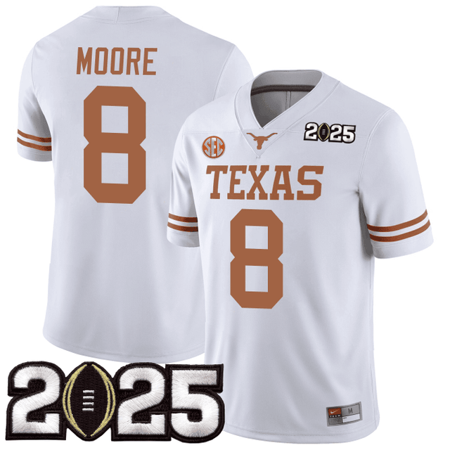 Men's T.Longhorns Football 24/25 Jersey - CFP Final Patch