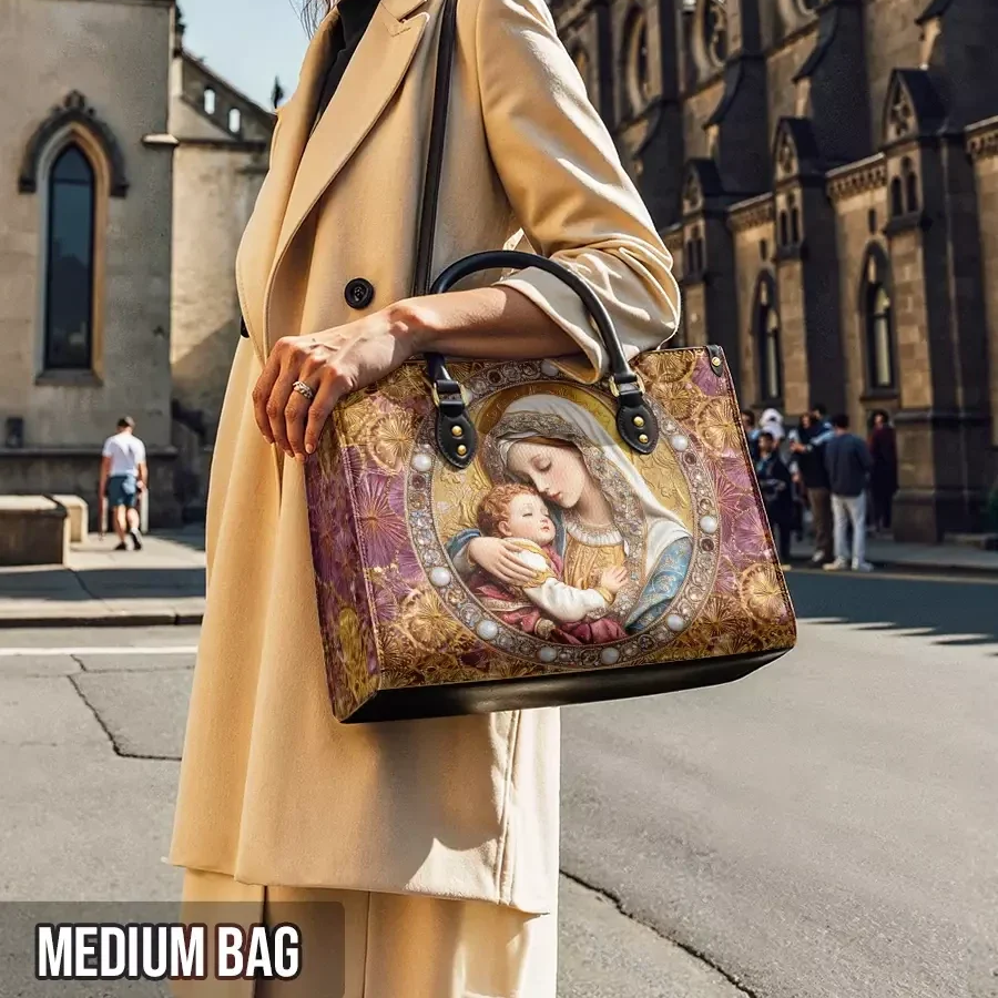 Jesus The Son Leather Bag