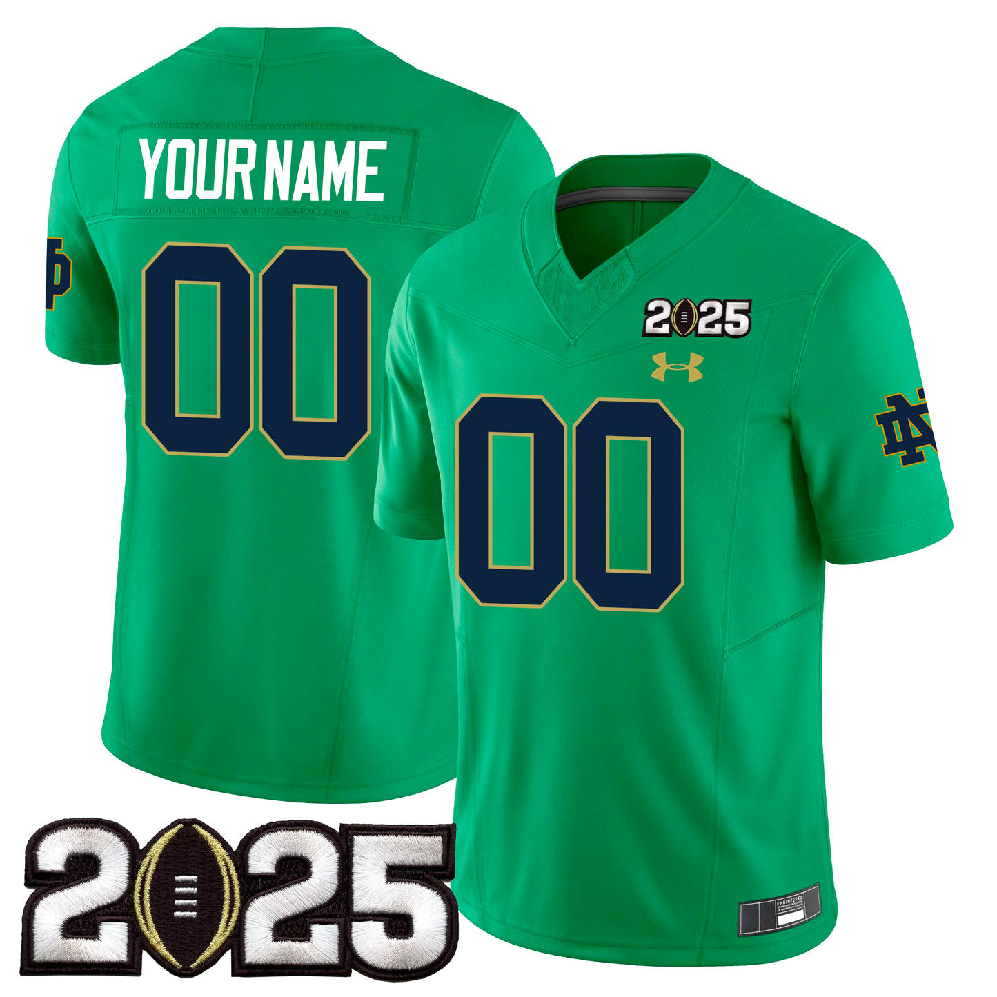 Men's ND Fighting Irish 24/25 Jersey - CFP Final Patch