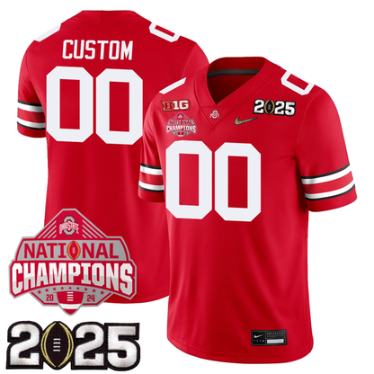 Men's O.State Buckeyes Jersey - CFP Final + 2024 National Champions Patch