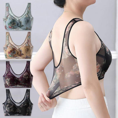 Ultra-Thin Silk Lace Bra - LAST DAY SALE 48% OFF - Lace Buttonless Comfortable Bra