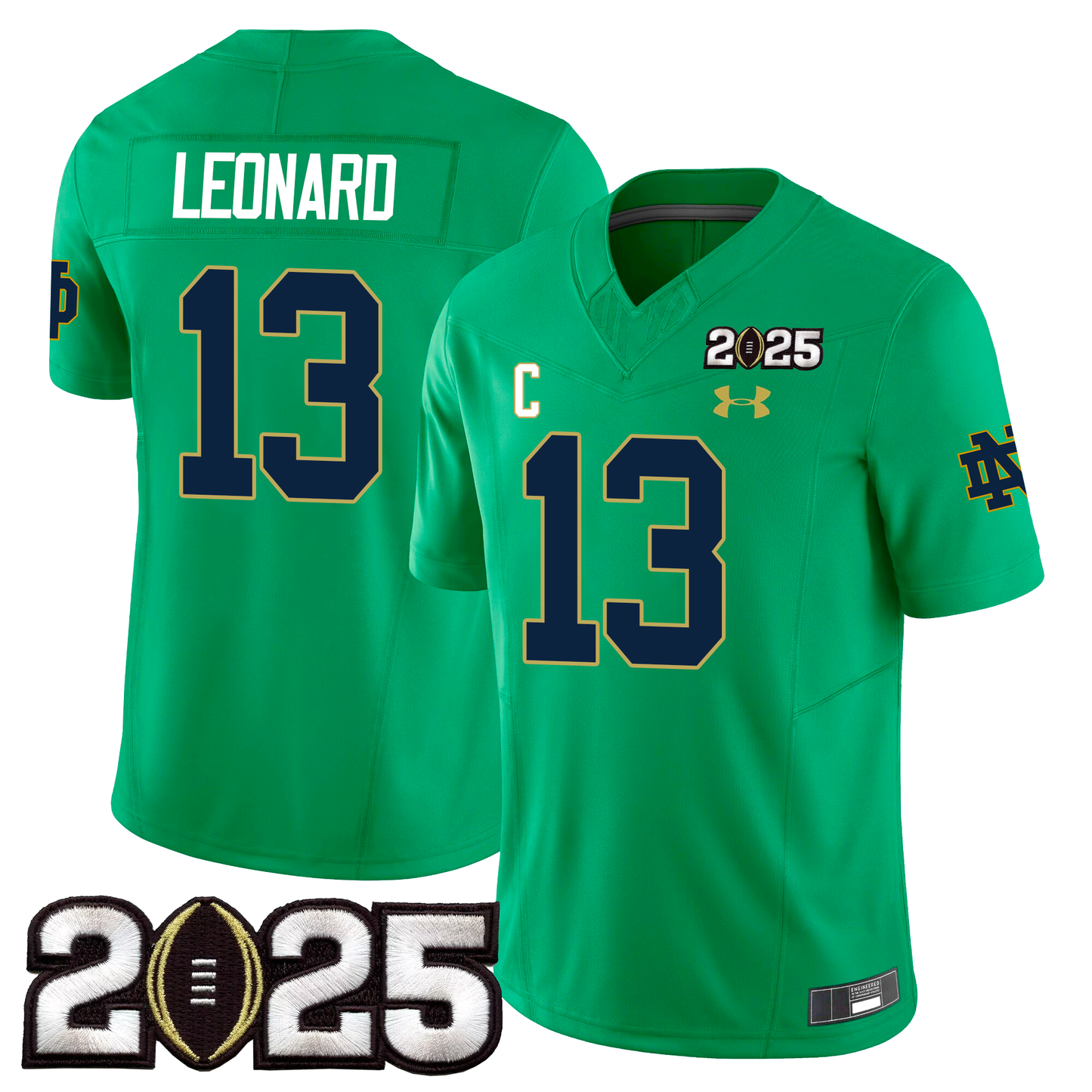 Men's ND Fighting Irish 24/25 Jersey - CFP Final Patch