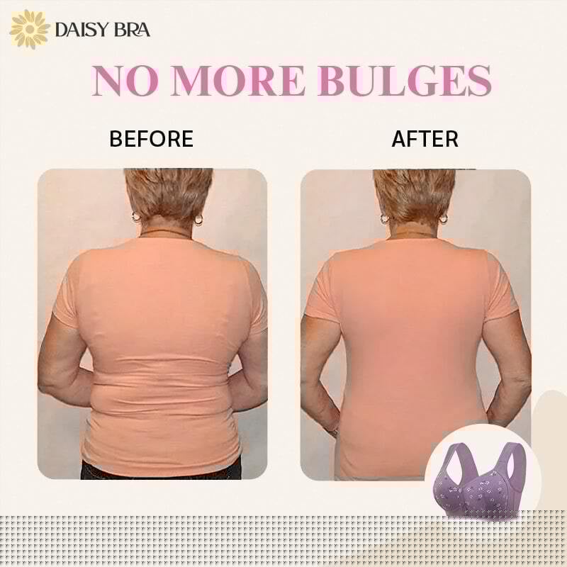 Daisy Bra - LAST DAY SALE 80% OFF - Comfortable & Convenient Front Button Bra