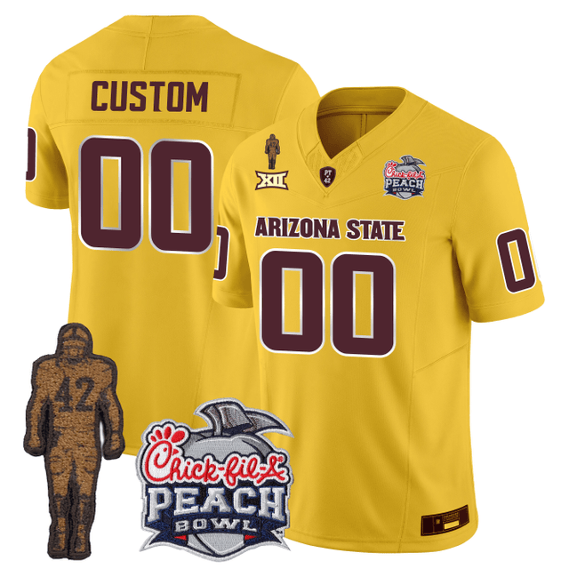 Men's A.Sun Devils Football 24/25 Jersey - Peach Bowl Patch