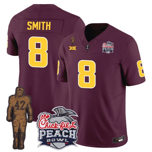 Men's A.Sun Devils Football 24/25 Jersey - Peach Bowl Patch