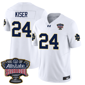 Men's ND Fighting Irish 24/25 Jersey - Sugar Bowl Patch