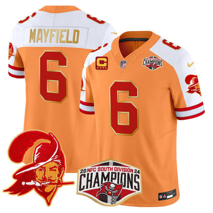 Men's Buccaneers Creamsicle Jersey - NFC South Division Champions Patch
