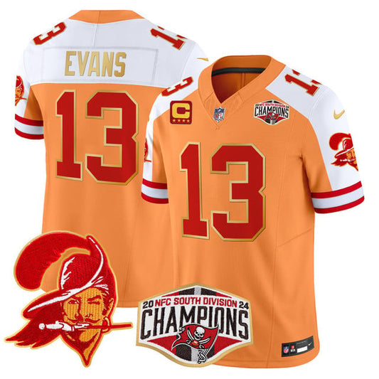 Men's Buccaneers Creamsicle Jersey - NFC South Division Champions Patch