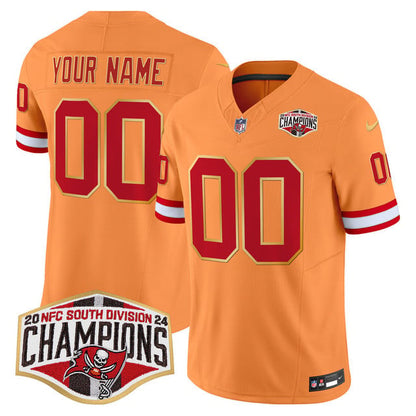 Men's Buccaneers Creamsicle Jersey - NFC South Division Champions Patch