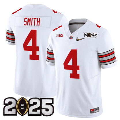 Men's O.State Buckeyes "Heritage Stripe" Jersey - 2025 CFP Final Patch