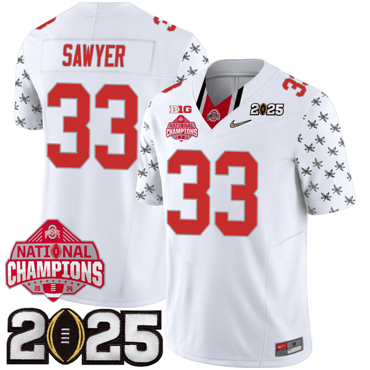 Men's O.State Buckeyes Special Edition Jersey - CFP Final + National Champions Patch