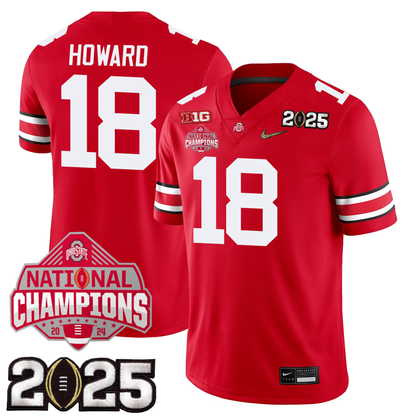 Men's O.State Buckeyes Jersey - CFP Final + 2024 National Champions Patch