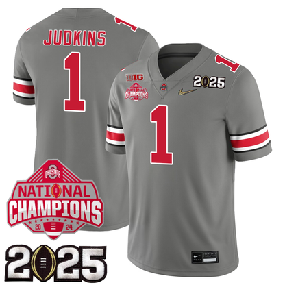 Men's O.State Buckeyes Jersey - CFP Final + 2024 National Champions Patch