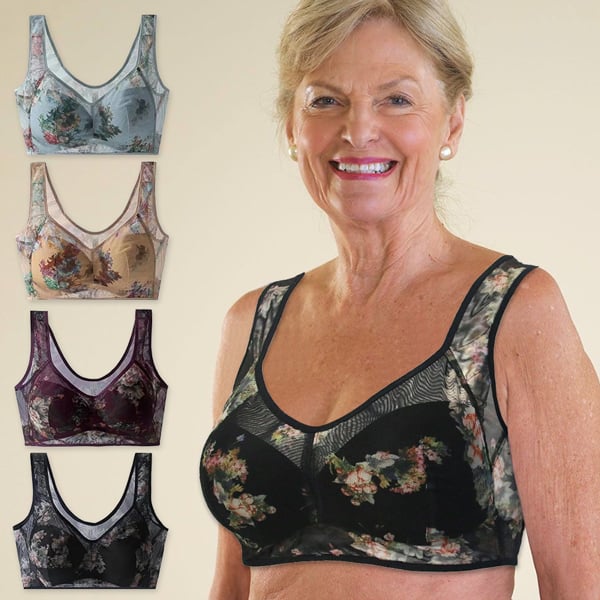 Ultra-Thin Silk Lace Bra - LAST DAY SALE 48% OFF - Lace Buttonless Comfortable Bra