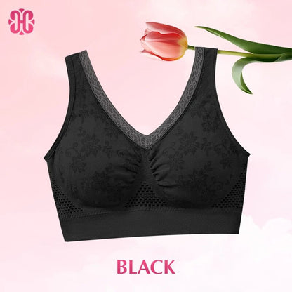 Hana Bra - Pure Cotton Buttonless Comfy Lifting Shaping Bra